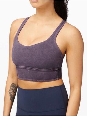 Lululemon Snow Wash Longline Sports Bra Size 4